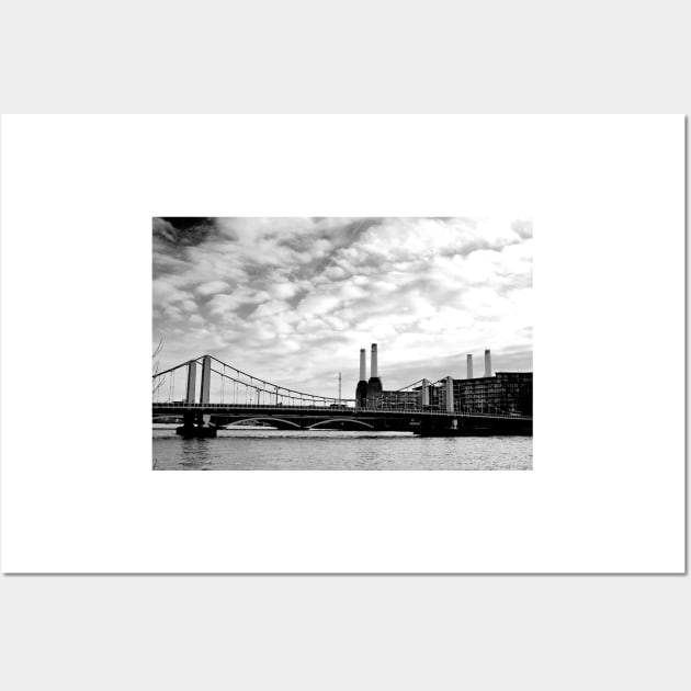 Chelsea Bridge Battersea Power Station London Wall Art by AndyEvansPhotos